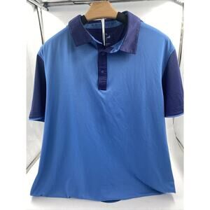 🔴 HEAD GOLF Men's Lotte Polo Shirt 💥💥Blue XXL